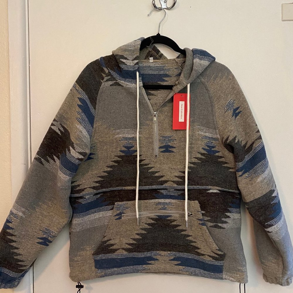 NWT Women's Aztec Hoodie Jacket